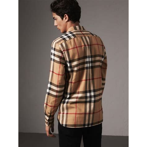 flannels burberry|burberry flannel shirt men's.